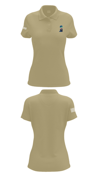 Women's Short Sleeve Performance Polo, SMW 777, Air Force, Teamtime, Team time, sublimation, custom sports apparel, team uniforms, spirit wear, spiritwear, sports uniforms, custom shirts, team store, custom team store, fundraiser sports, apparel fundraiser