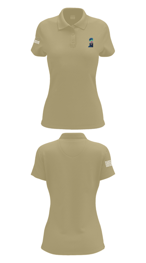 Women's Short Sleeve Performance Polo, SMW 777, Air Force, Teamtime, Team time, sublimation, custom sports apparel, team uniforms, spirit wear, spiritwear, sports uniforms, custom shirts, team store, custom team store, fundraiser sports, apparel fundraiser