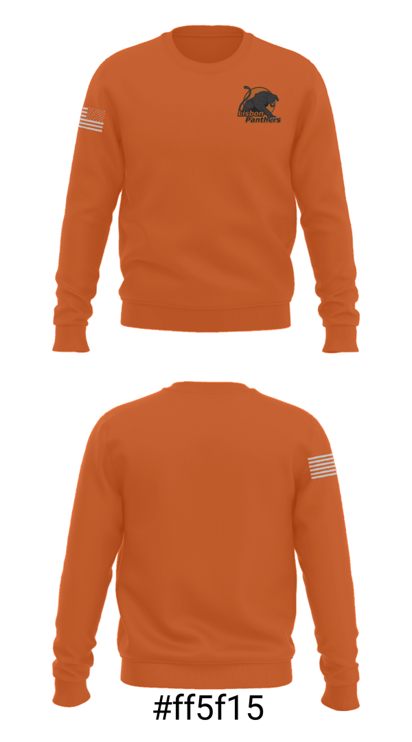 Crew Neck Sweatshirt, Lisbon Regional High School Basketball, Men's Basketball, Teamtime, Team time, sublimation, custom sports apparel, team uniforms, spirit wear, spiritwear, sports uniforms, custom shirts, team store, custom team store, fundraiser sports, apparel fundraiser
