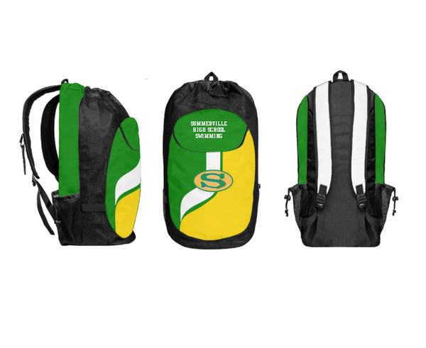 Gear Bag, Summerville High School Swimming, Swimming, Teamtime, Team time, sublimation, custom sports apparel, team uniforms, spirit wear, spiritwear, sports uniforms, custom shirts, team store, custom team store, fundraiser sports, apparel fundraiser
