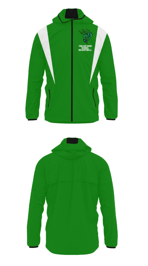 Windbreaker, Frazee High School Basketball, Men's Basketball, Teamtime, Team time, sublimation, custom sports apparel, team uniforms, spirit wear, spiritwear, sports uniforms, custom shirts, team store, custom team store, fundraiser sports, apparel fundraiser