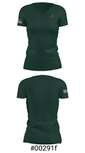 Tulsa county 55964763 Women's Short Sleeve V-neck Shirt - 4