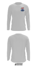 Quincy High School Swimming 89512844 Long Sleeve Performance Shirt - 18