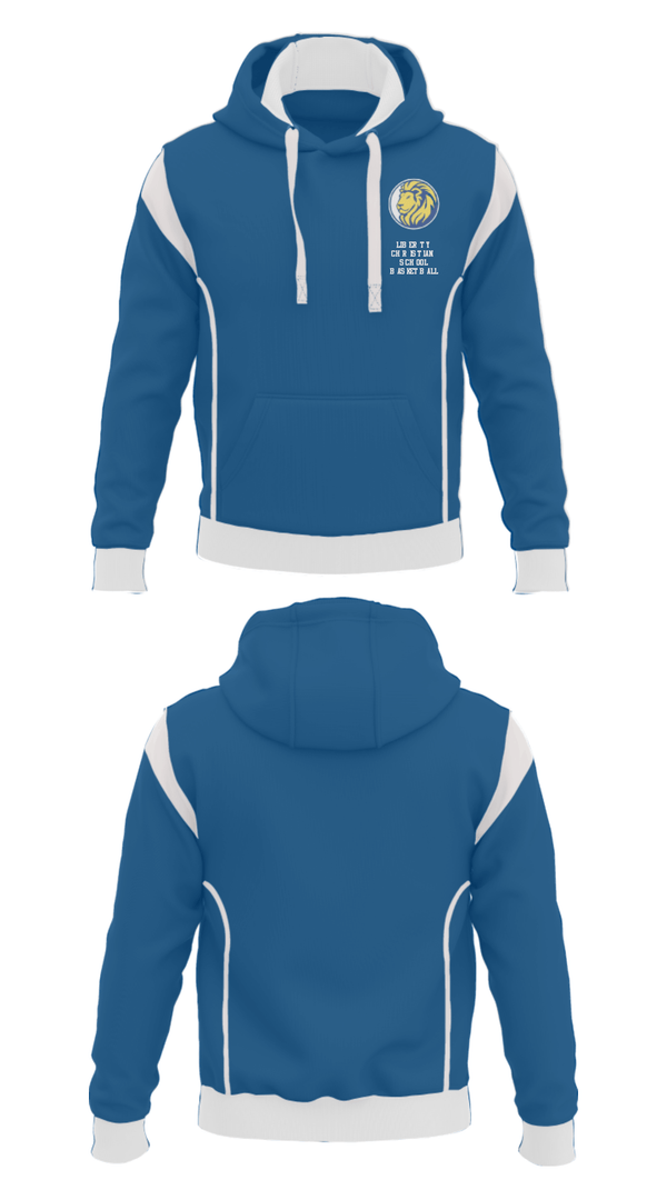 Hoodie, Liberty Christian School Basketball, Men's Basketball, Teamtime, Team time, sublimation, custom sports apparel, team uniforms, spirit wear, spiritwear, sports uniforms, custom shirts, team store, custom team store, fundraiser sports, apparel fundraiser