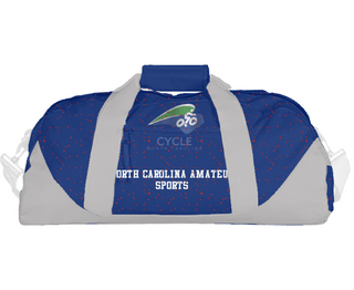 Duffle Bag, North Carolina Amateur Sports, Spirit Store, Teamtime, Team time, sublimation, custom sports apparel, team uniforms, spirit wear, spiritwear, sports uniforms, custom shirts, team store, custom team store, fundraiser sports, apparel fundraiser