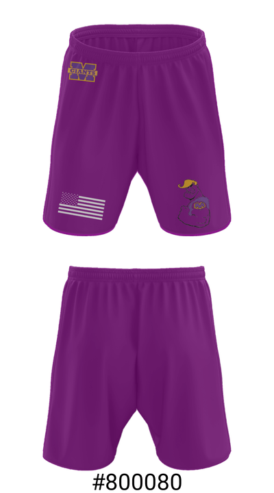 Marion High School Wrestling 62085961 Athletic Shorts With Pockets - 15