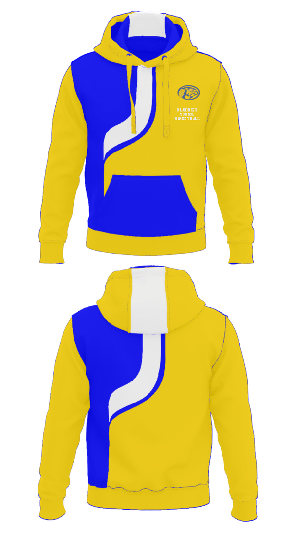 Hoodie, Bland High School Basketball, Women's Basketball, Teamtime, Team time, sublimation, custom sports apparel, team uniforms, spirit wear, spiritwear, sports uniforms, custom shirts, team store, custom team store, fundraiser sports, apparel fundraiser