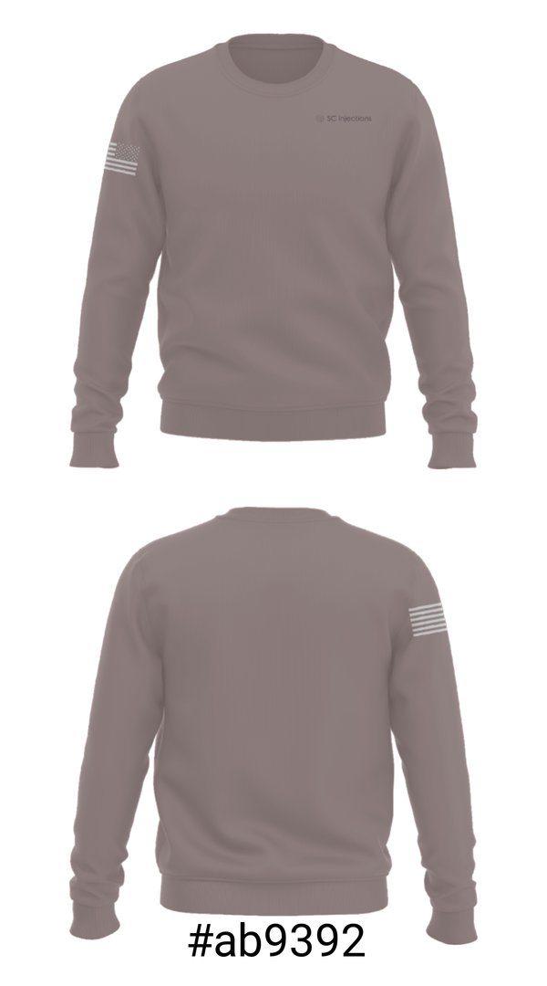 Crew Neck Sweatshirt, SC injections, , Teamtime, Team time, sublimation, custom sports apparel, team uniforms, spirit wear, spiritwear, sports uniforms, custom shirts, team store, custom team store, fundraiser sports, apparel fundraiser