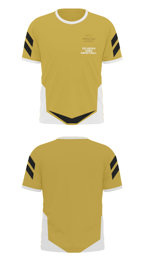 Short Sleeve Performance Polo, Oklahoma Kings Basketball, Men's Basketball, Teamtime, Team time, sublimation, custom sports apparel, team uniforms, spirit wear, spiritwear, sports uniforms, custom shirts, team store, custom team store, fundraiser sports, apparel fundraiser