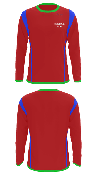Long Sleeve Performance Shirt, Elemental HVAC, , Teamtime, Team time, sublimation, custom sports apparel, team uniforms, spirit wear, spiritwear, sports uniforms, custom shirts, team store, custom team store, fundraiser sports, apparel fundraiser