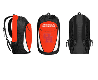 Gear Bag, University Of Houston Diving, Spirit Store, Teamtime, Team time, sublimation, custom sports apparel, team uniforms, spirit wear, spiritwear, sports uniforms, custom shirts, team store, custom team store, fundraiser sports, apparel fundraiser