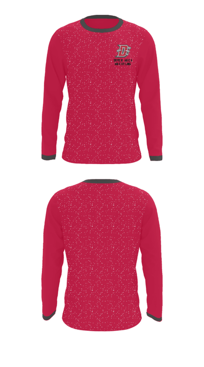 Dover Area High School Wrestling 59527124 Long Sleeve Performance Shirt - 35