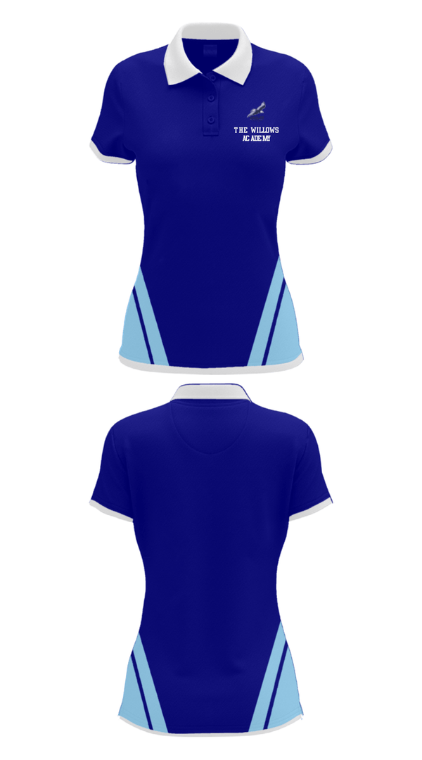 Women's Short Sleeve Performance Polo, The Willows Academy, Spirit Store, Teamtime, Team time, sublimation, custom sports apparel, team uniforms, spirit wear, spiritwear, sports uniforms, custom shirts, team store, custom team store, fundraiser sports, apparel fundraiser