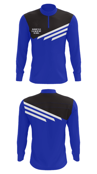 Quarter Zip Jacket, Bloomfield Elementary School, Spirit Store, Teamtime, Team time, sublimation, custom sports apparel, team uniforms, spirit wear, spiritwear, sports uniforms, custom shirts, team store, custom team store, fundraiser sports, apparel fundraiser