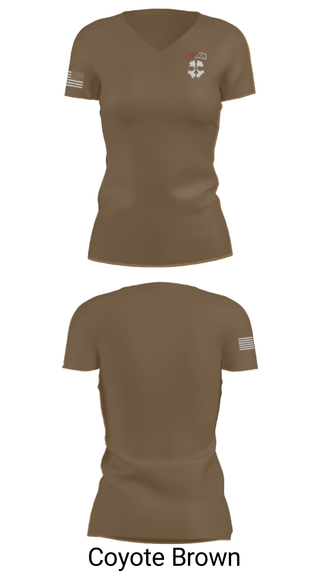 Women's Short Sleeve Vneck Shirt, , Army, Teamtime, Team time, sublimation, custom sports apparel, team uniforms, spirit wear, spiritwear, sports uniforms, custom shirts, team store, custom team store, fundraiser sports, apparel fundraiser
