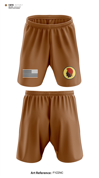 230th Engineer Corps 67785067 Athletic Shorts With Pockets - 1