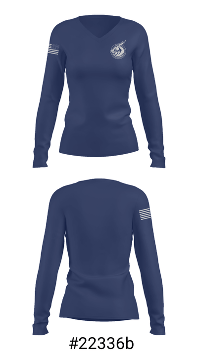 Lone Jack Elementary School 95125563 Women's Long Sleeve V-neck Shirt - 20
