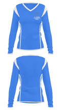 E.B. Holman Elementary School 91898916 Women's Long Sleeve V-neck Shirt - 33