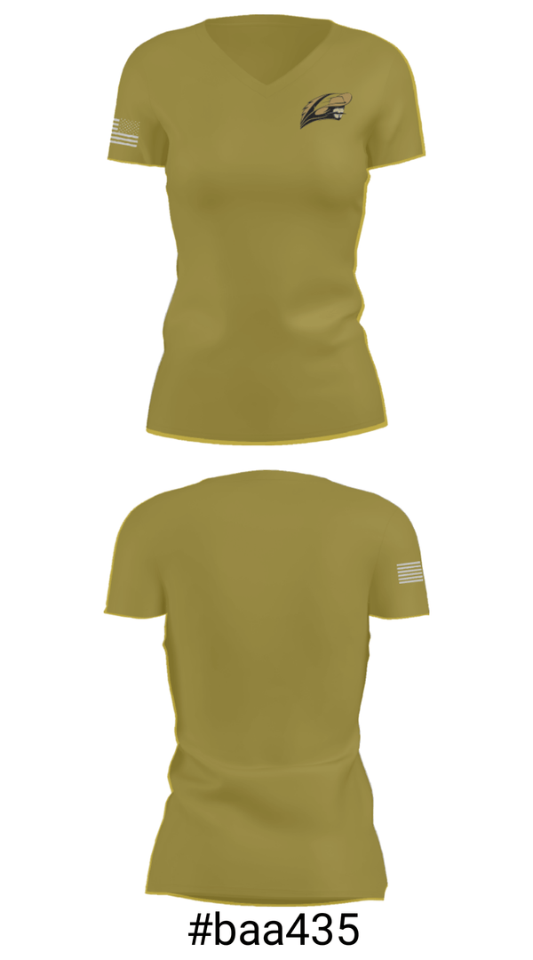 Women's Short Sleeve Vneck Shirt, Corunna High School Wrestling, Wrestling, Teamtime, Team time, sublimation, custom sports apparel, team uniforms, spirit wear, spiritwear, sports uniforms, custom shirts, team store, custom team store, fundraiser sports, apparel fundraiser