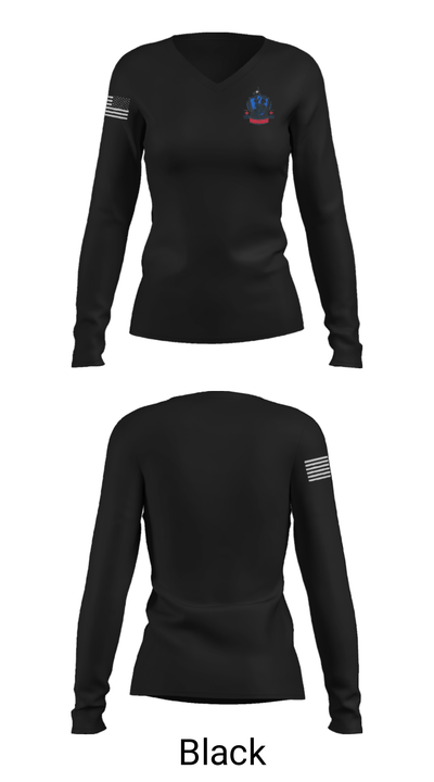 St Joan Of Arc Catholic School 9643656 Women's Long Sleeve V-neck Shirt - 13