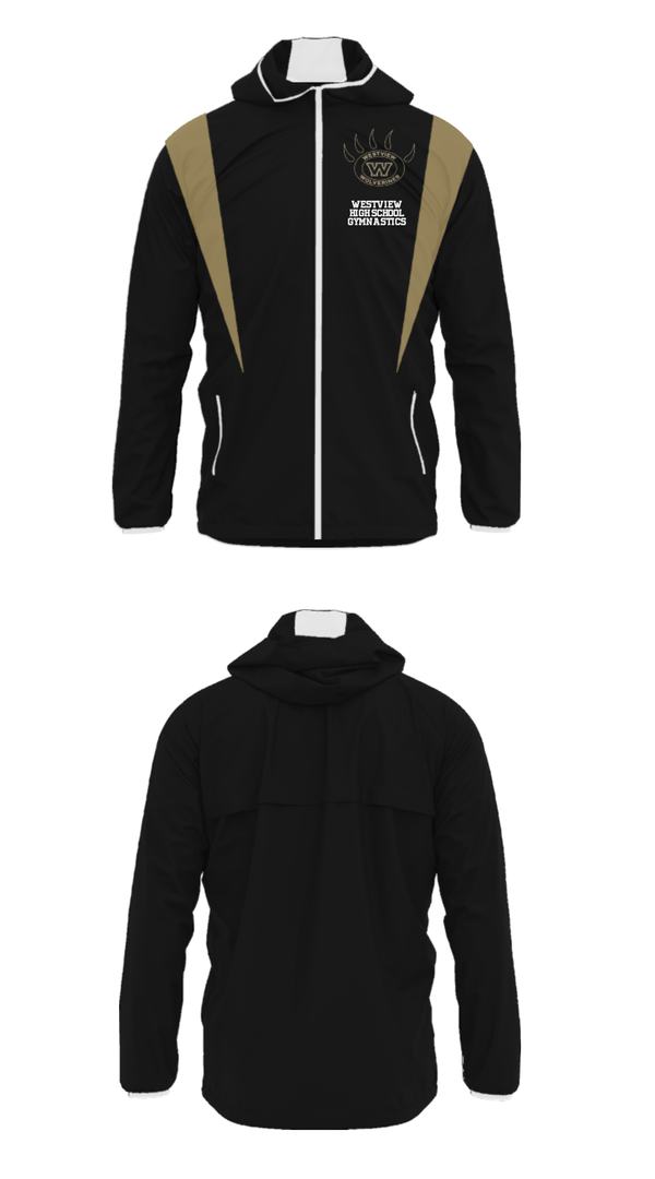 Windbreaker, Westview High School Gymnastics, Spirit Store, Teamtime, Team time, sublimation, custom sports apparel, team uniforms, spirit wear, spiritwear, sports uniforms, custom shirts, team store, custom team store, fundraiser sports, apparel fundraiser