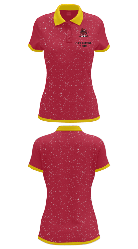 Women's Short Sleeve Performance Polo, Fort Benton School, Spirit Store, Teamtime, Team time, sublimation, custom sports apparel, team uniforms, spirit wear, spiritwear, sports uniforms, custom shirts, team store, custom team store, fundraiser sports, apparel fundraiser