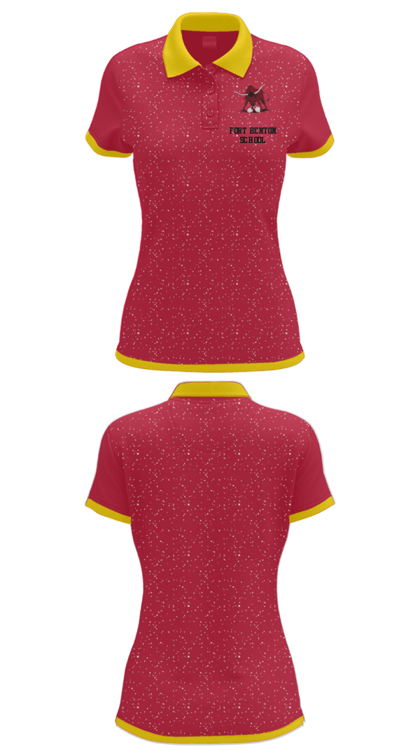Women's Short Sleeve Performance Polo, Fort Benton School, Spirit Store, Teamtime, Team time, sublimation, custom sports apparel, team uniforms, spirit wear, spiritwear, sports uniforms, custom shirts, team store, custom team store, fundraiser sports, apparel fundraiser