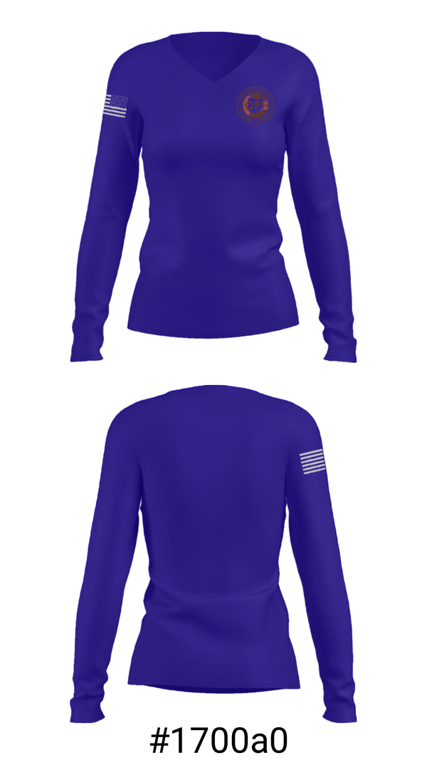 Women's Long Sleeve Vneck Shirt, Ohio Performance Team, , Teamtime, Team time, sublimation, custom sports apparel, team uniforms, spirit wear, spiritwear, sports uniforms, custom shirts, team store, custom team store, fundraiser sports, apparel fundraiser