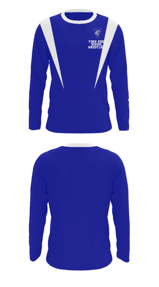 Long Sleeve Performance Shirt, York High School Wrestling, Wrestling, Teamtime, Team time, sublimation, custom sports apparel, team uniforms, spirit wear, spiritwear, sports uniforms, custom shirts, team store, custom team store, fundraiser sports, apparel fundraiser