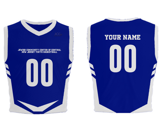 Mens Basketball Jersey, Jewish Community Center Of Central New Jersey Youth Basketball, Men's Basketball, Teamtime, Team time, sublimation, custom sports apparel, team uniforms, spirit wear, spiritwear, sports uniforms, custom shirts, team store, custom team store, fundraiser sports, apparel fundraiser