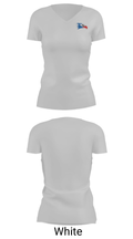 Flat Rock Middle School 74321004 Women's Short Sleeve V-neck Shirt - 7