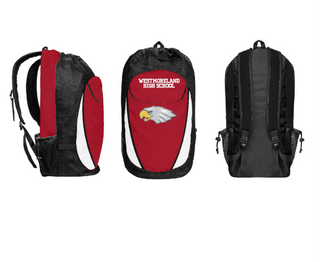 Gear Bag, Westmoreland High School, Men's Basketball, Teamtime, Team time, sublimation, custom sports apparel, team uniforms, spirit wear, spiritwear, sports uniforms, custom shirts, team store, custom team store, fundraiser sports, apparel fundraiser