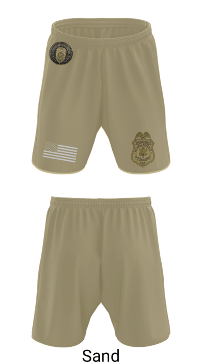 United States Federal Reserve Police 30952270 Athletic Shorts With Pockets - 45