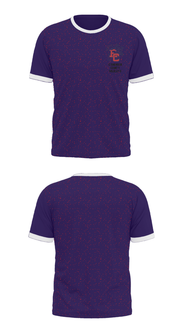 Short Sleeve Performance Shirt, Edmonson County Wildcats, Men's Basketball, Teamtime, Team time, sublimation, custom sports apparel, team uniforms, spirit wear, spiritwear, sports uniforms, custom shirts, team store, custom team store, fundraiser sports, apparel fundraiser