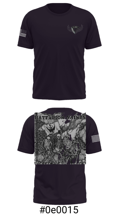 Fighting Saints Battalion 30372555 Short Sleeve Performance Shirt - 6