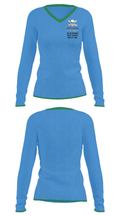 Brazoswood High School Wrestling 5803836 Women's Long Sleeve V-neck Shirt - 34