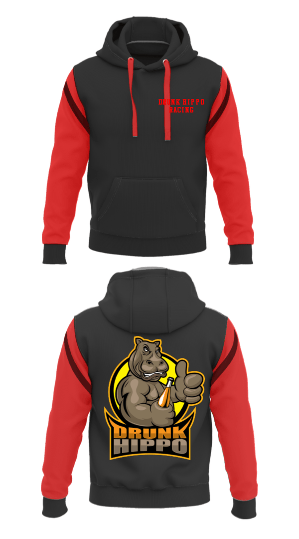 Hoodie, Drunk Hippo Racing, , Teamtime, Team time, sublimation, custom sports apparel, team uniforms, spirit wear, spiritwear, sports uniforms, custom shirts, team store, custom team store, fundraiser sports, apparel fundraiser