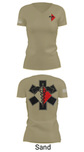 307th Medics 69478986 Women's Short Sleeve V-neck Shirt - 44