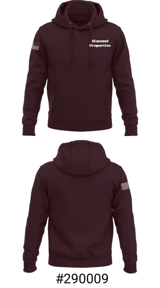 Hoodie, Diamond Properties, Men's Basketball, Teamtime, Team time, sublimation, custom sports apparel, team uniforms, spirit wear, spiritwear, sports uniforms, custom shirts, team store, custom team store, fundraiser sports, apparel fundraiser