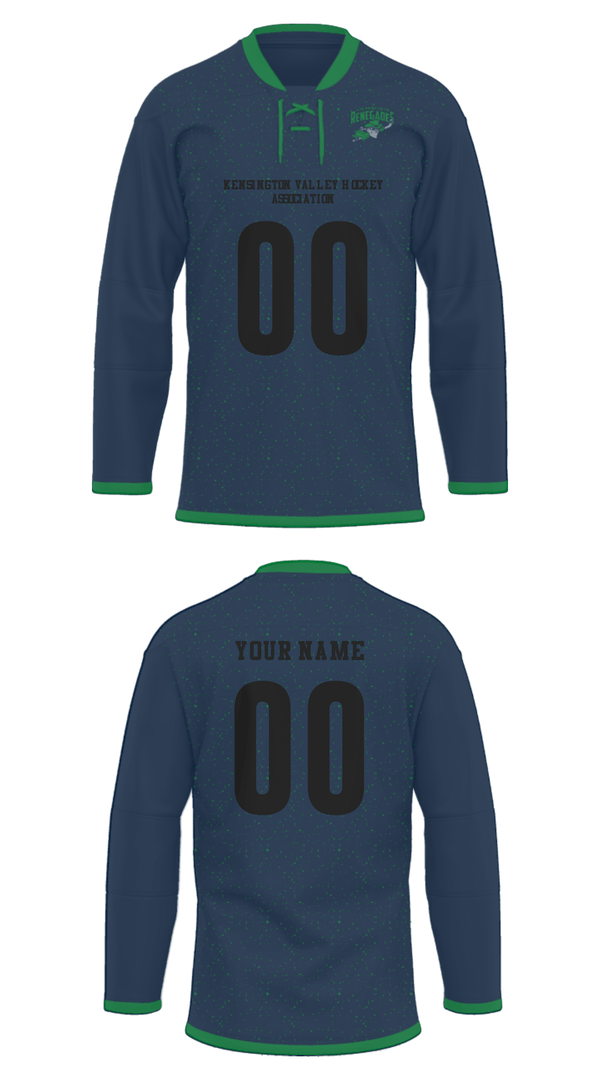 Hockey Jersey, Kensington Valley Hockey Association, Ice Hockey, Teamtime, Team time, sublimation, custom sports apparel, team uniforms, spirit wear, spiritwear, sports uniforms, custom shirts, team store, custom team store, fundraiser sports, apparel fundraiser
