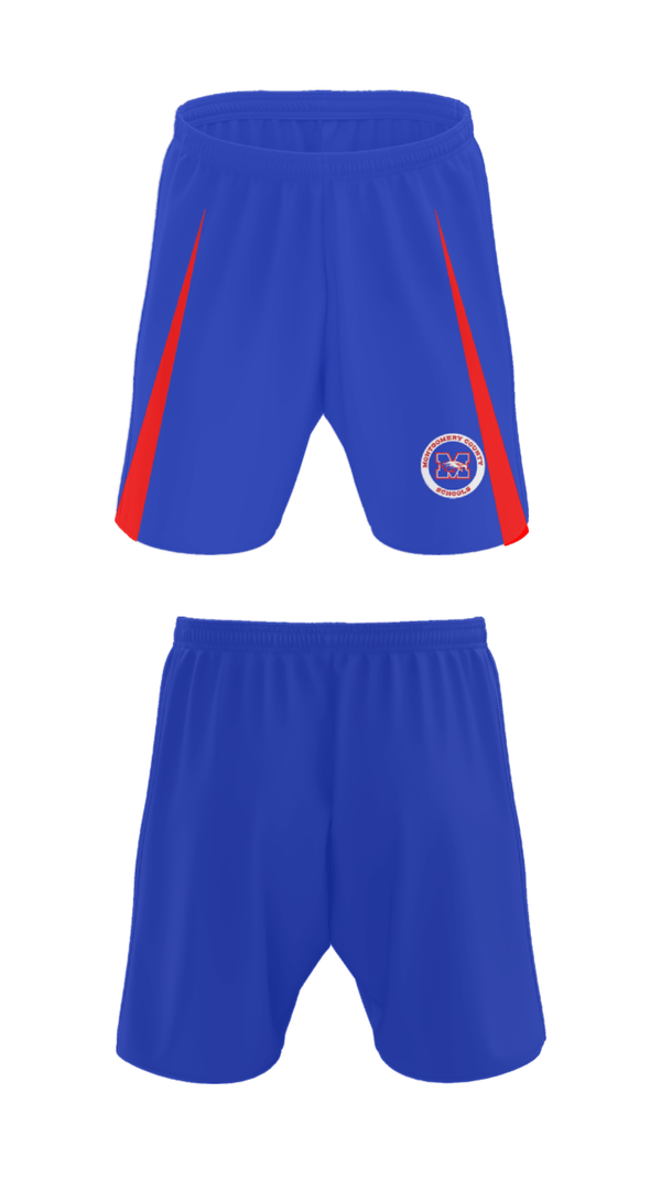 Athletic Shorts With Pockets, Montgomery County High School Basketball, Men's Basketball, Teamtime, Team time, sublimation, custom sports apparel, team uniforms, spirit wear, spiritwear, sports uniforms, custom shirts, team store, custom team store, fundraiser sports, apparel fundraiser
