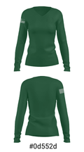 Pennfield High School Bowling 69652196 Women's Long Sleeve V-neck Shirt - 20