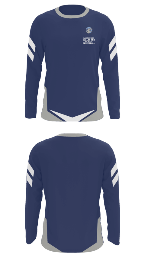 Long Sleeve Performance Shirt, Dougherty Valley High School Basketball, Women's Basketball, Teamtime, Team time, sublimation, custom sports apparel, team uniforms, spirit wear, spiritwear, sports uniforms, custom shirts, team store, custom team store, fundraiser sports, apparel fundraiser