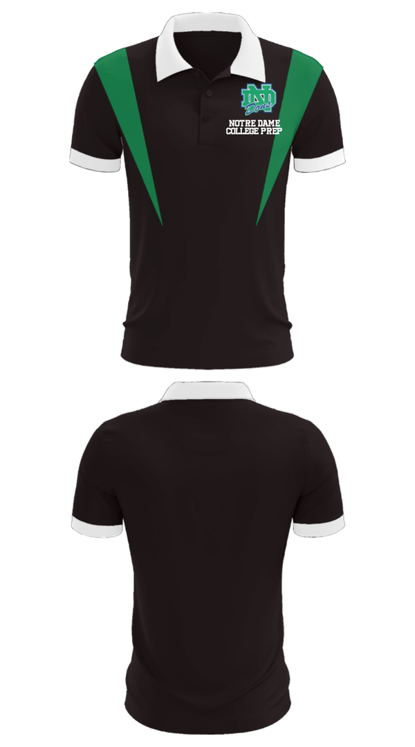 Short Sleeve Performance Polo, Notre Dame College Prep, Spirit Store, Teamtime, Team time, sublimation, custom sports apparel, team uniforms, spirit wear, spiritwear, sports uniforms, custom shirts, team store, custom team store, fundraiser sports, apparel fundraiser