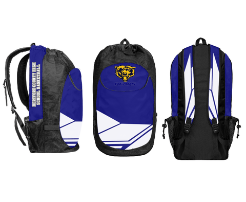 Gear Bag, Hertford County High School Basketball, Women's Basketball, Teamtime, Team time, sublimation, custom sports apparel, team uniforms, spirit wear, spiritwear, sports uniforms, custom shirts, team store, custom team store, fundraiser sports, apparel fundraiser