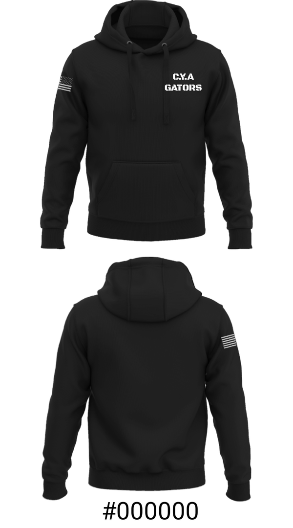 Hoodie, C.Y.A GATORS, Football, Teamtime, Team time, sublimation, custom sports apparel, team uniforms, spirit wear, spiritwear, sports uniforms, custom shirts, team store, custom team store, fundraiser sports, apparel fundraiser