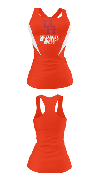 Tank Top, University Of Houston Diving, Spirit Store, Teamtime, Team time, sublimation, custom sports apparel, team uniforms, spirit wear, spiritwear, sports uniforms, custom shirts, team store, custom team store, fundraiser sports, apparel fundraiser