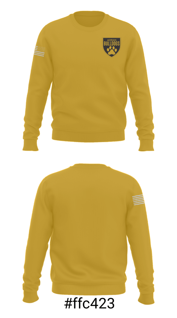 Crew Neck Sweatshirt, Adrian College Ice Hockey, Ice Hockey, Teamtime, Team time, sublimation, custom sports apparel, team uniforms, spirit wear, spiritwear, sports uniforms, custom shirts, team store, custom team store, fundraiser sports, apparel fundraiser