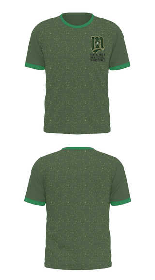 Short Sleeve Performance Shirt, Monte Vista High School Basketball, Women's Basketball, Teamtime, Team time, sublimation, custom sports apparel, team uniforms, spirit wear, spiritwear, sports uniforms, custom shirts, team store, custom team store, fundraiser sports, apparel fundraiser