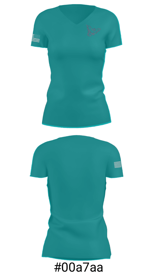 Women's Short Sleeve Vneck Shirt, Justice High Charter School, Spirit Store, Teamtime, Team time, sublimation, custom sports apparel, team uniforms, spirit wear, spiritwear, sports uniforms, custom shirts, team store, custom team store, fundraiser sports, apparel fundraiser